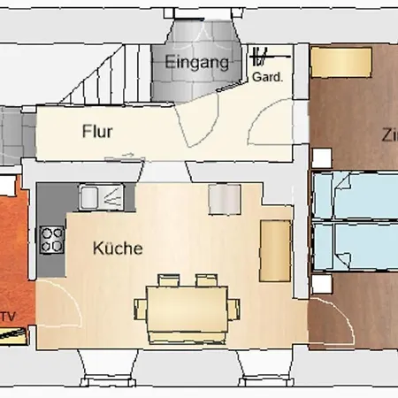 公寓 Landhausgarten Bunzmann